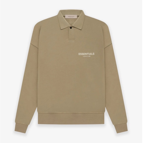 Fear of God Essentials Men’s Long Sleeve Polo - Picture 2 of 4